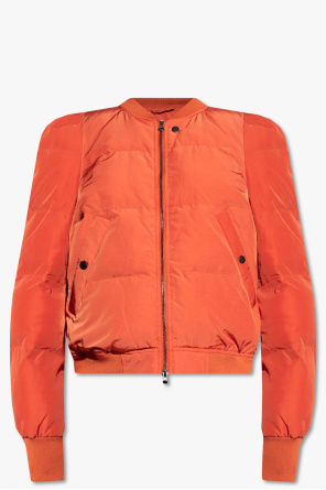 超美品【ISABEL MARANT】コーデュロイ トラッカージャケット オレンジ Orange 'Cody' insulated jacket Black Isabel Marant Étoile